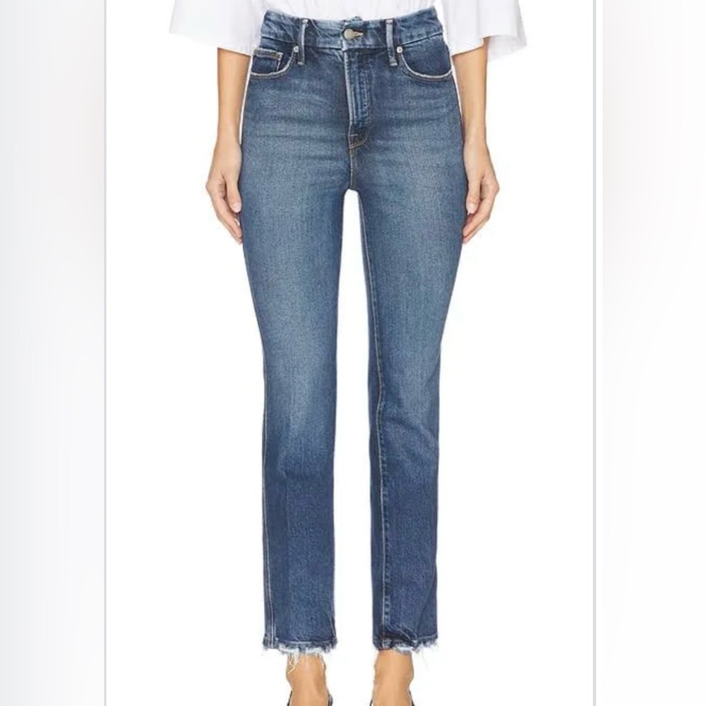 Good American Blue Ankle Jeans